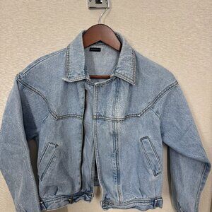 Brandy Melville Light Wash Denim Jean Jacket